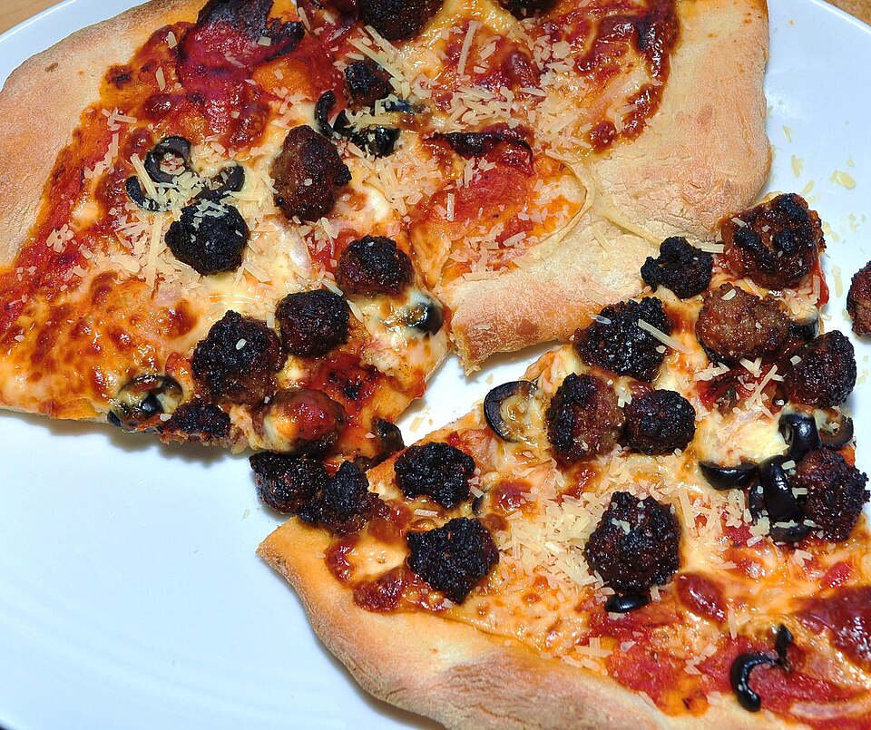 Sausage pizza