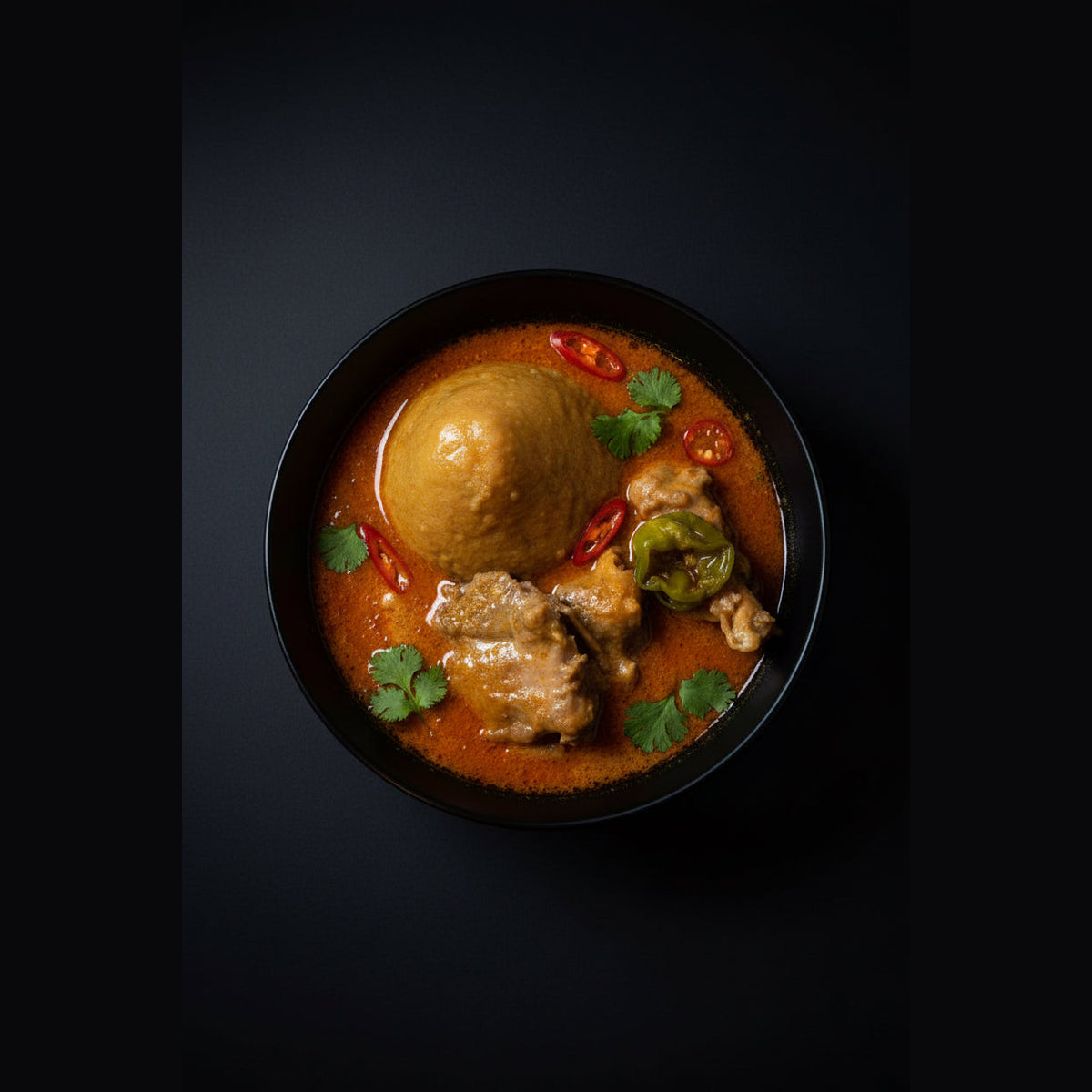 Konkonte with Groundnut Soup