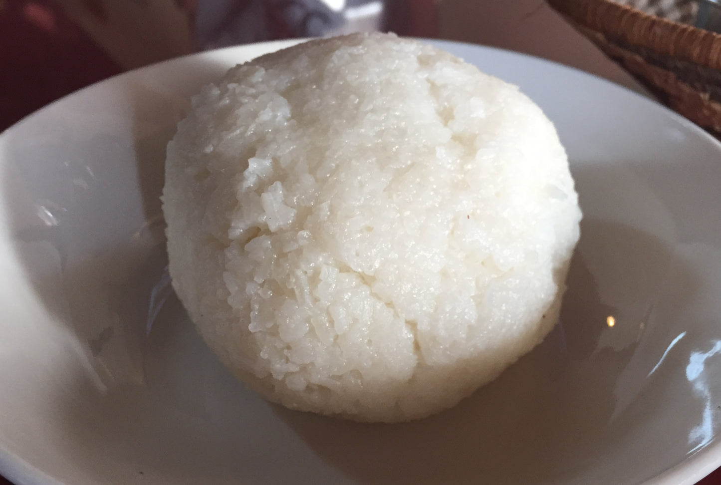 Omo Tuo with Groundnut Soup