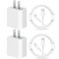 USB-C wall chargers with cables
