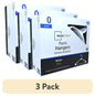 Pack of white plastic clothes hangers
