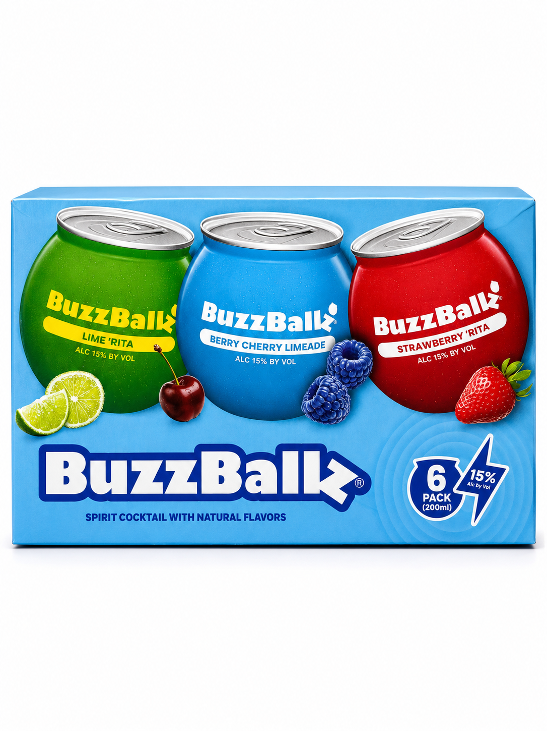 BuzzBallz Cocktails 'Rita Variety 6-Pack 200ml