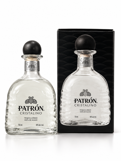 Patrón Cristalino Tequila Añejo 750ml