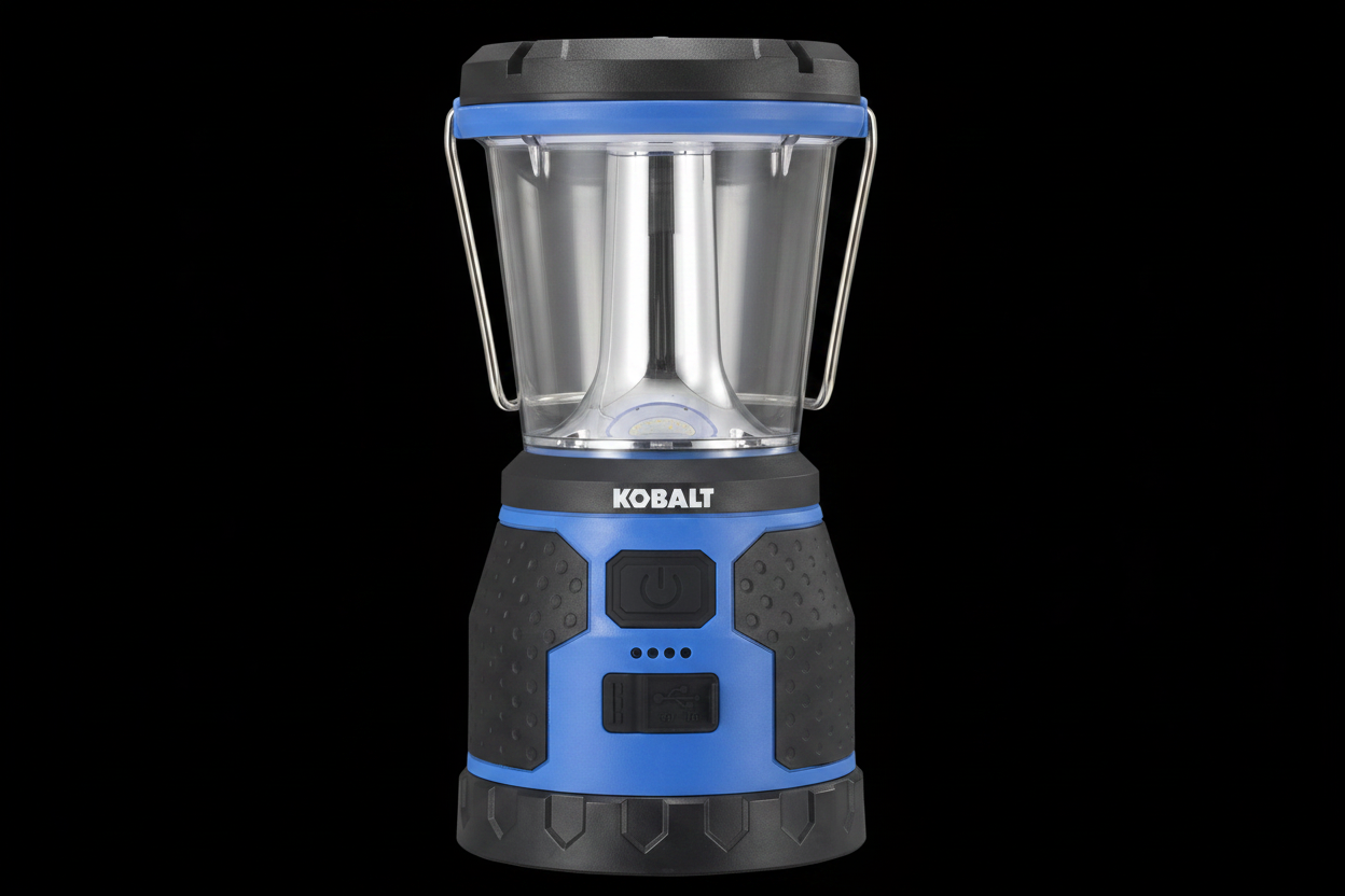 Kobalt 1500-Lumen 4-Mode LED Rechargeable Camping Lantern