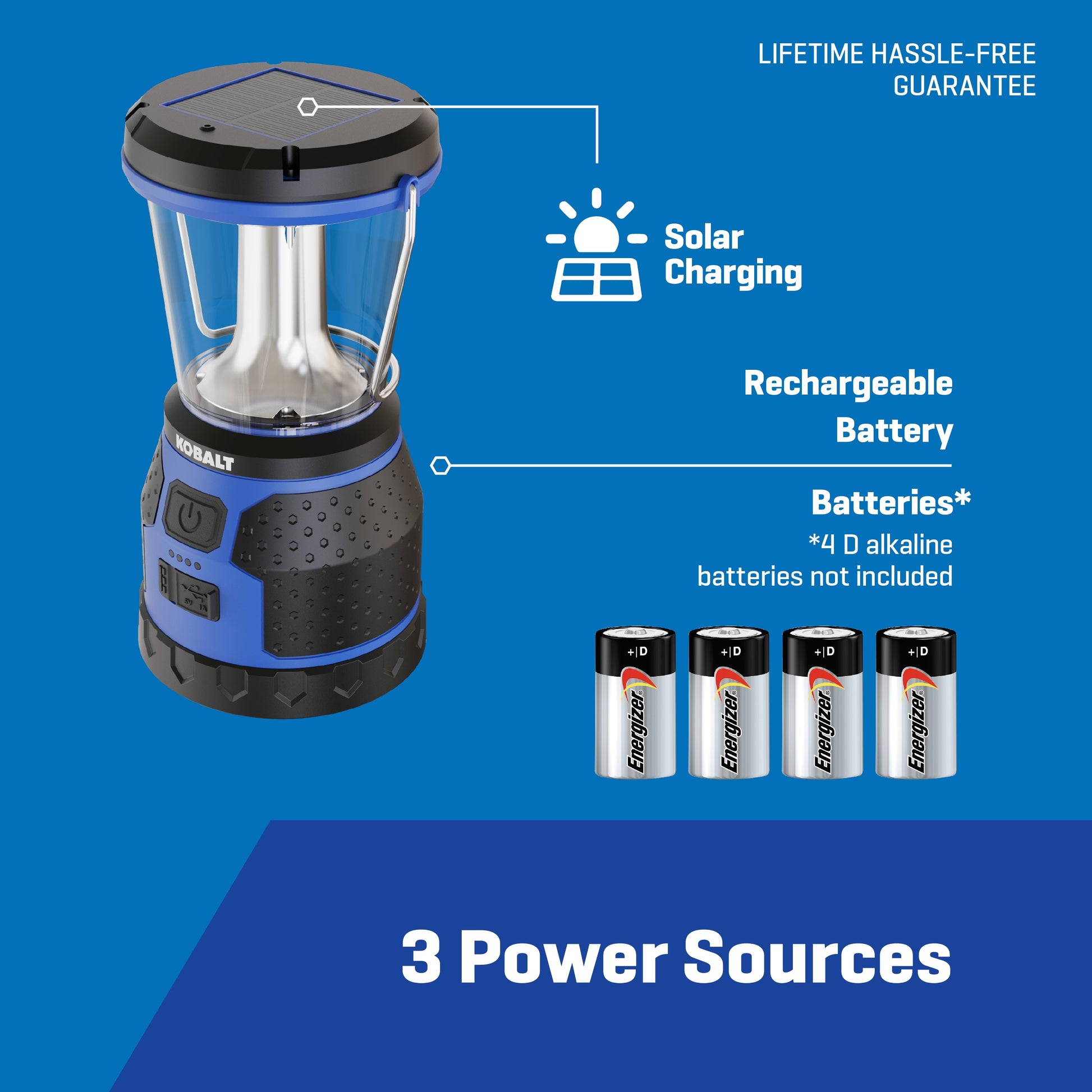 Kobalt lantern - view 3