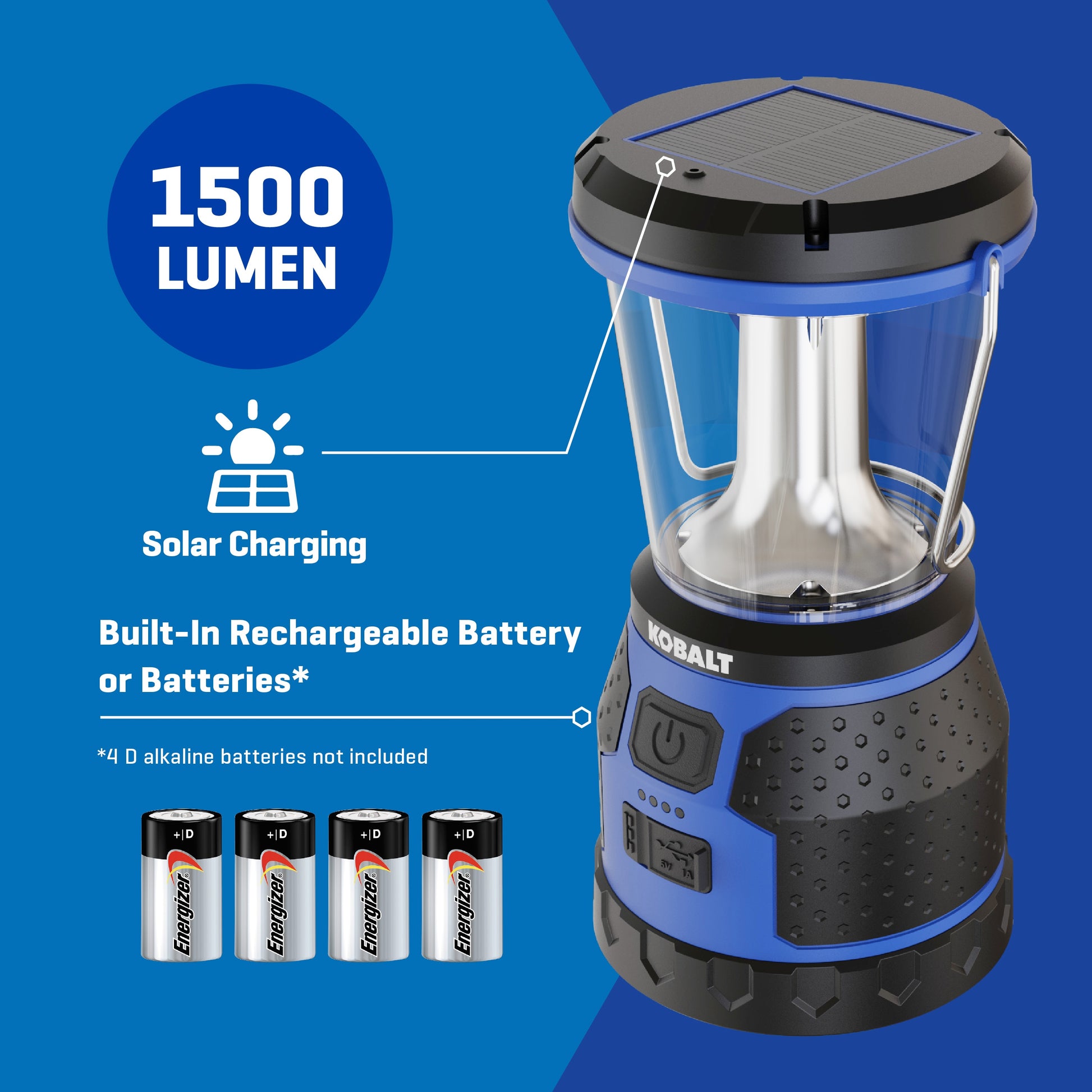 Kobalt lantern - view 2