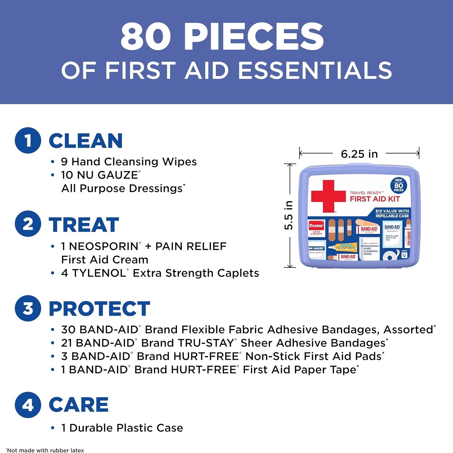 BAND-AID Travel Ready First Aid Kit - view 4