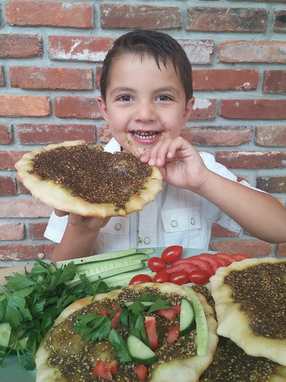 Zaatar manakish flatbread