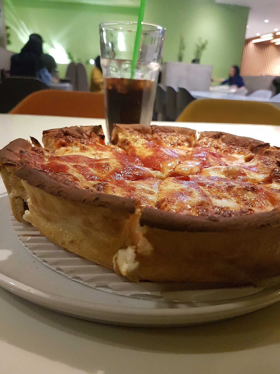 Chicago deep dish pizza