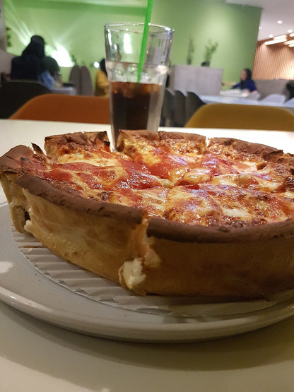 Chicago deep dish pizza