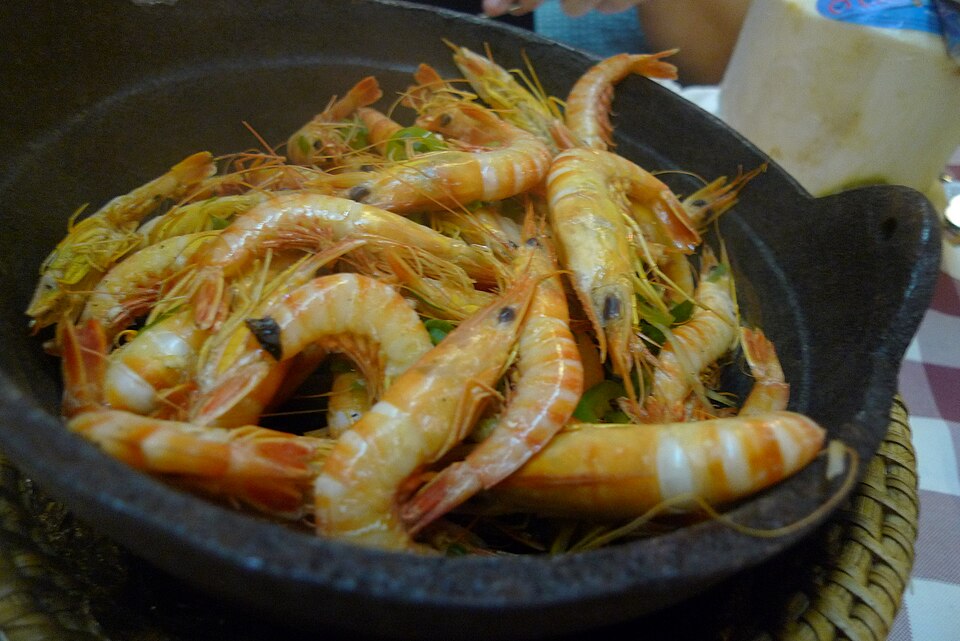 Crispy fried shrimp