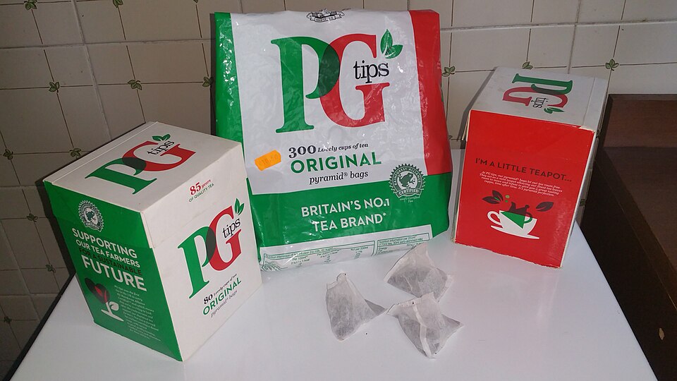 Box of tea bags