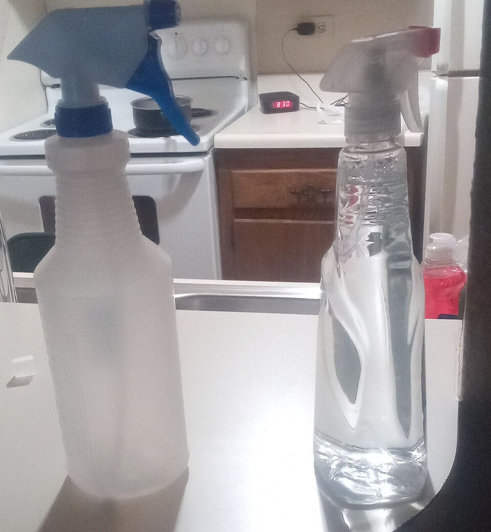 Disinfectant spray bottle