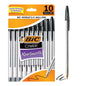 Pack of black ballpoint pens
