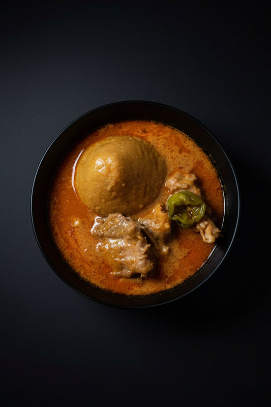 Konkonte with Groundnut Soup