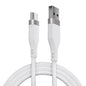 White USB-C fast charging cable