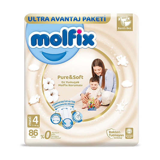 Molfix Diapers Size 4 (30 Pack)