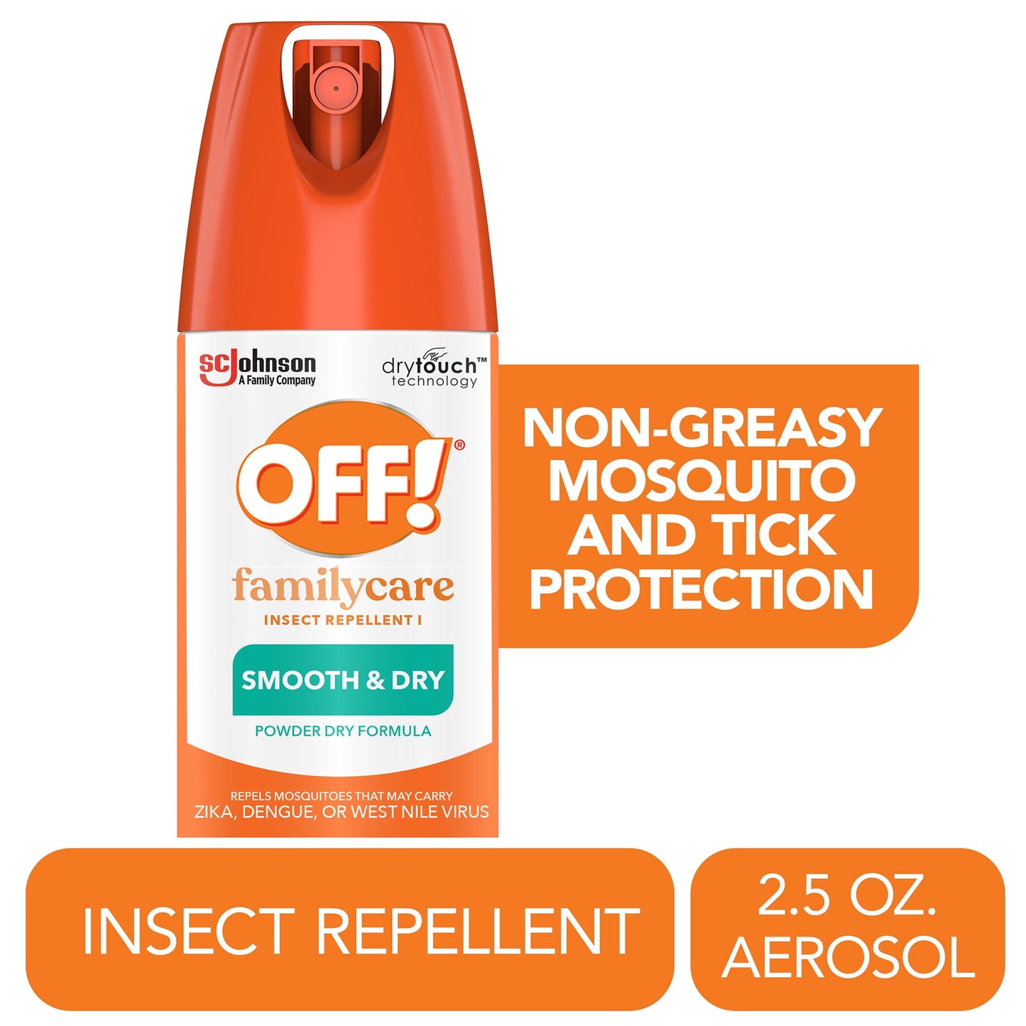 Bottle of insect repellent spray