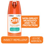 Bottle of insect repellent spray