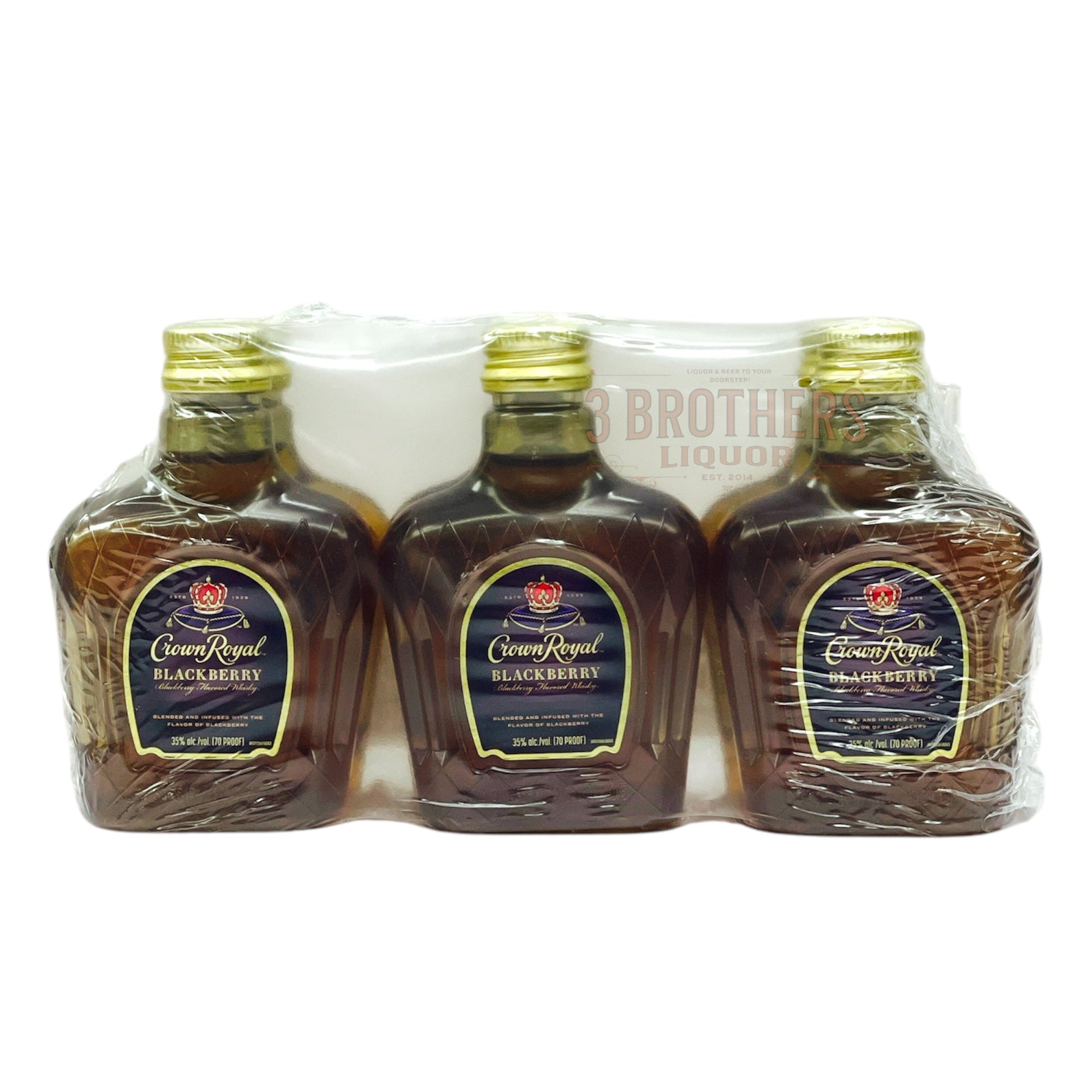 Crown Royal Blackberry Whisky Mini Shots 6 x 50ml