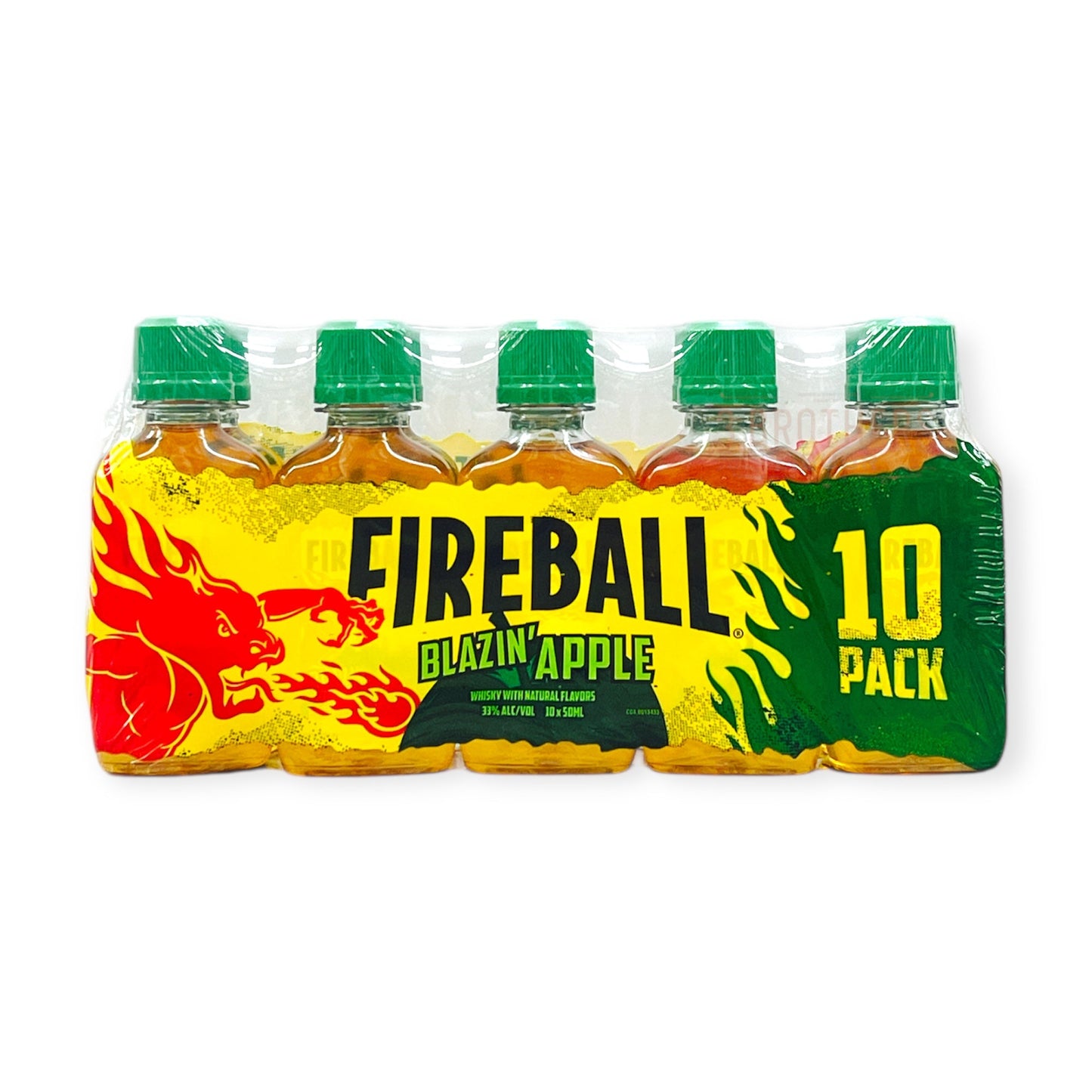 Fireball Blazin Apple Whiskey Mini Shots 10 x 50ml