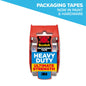 Roll of clear heavy-duty packaging tape