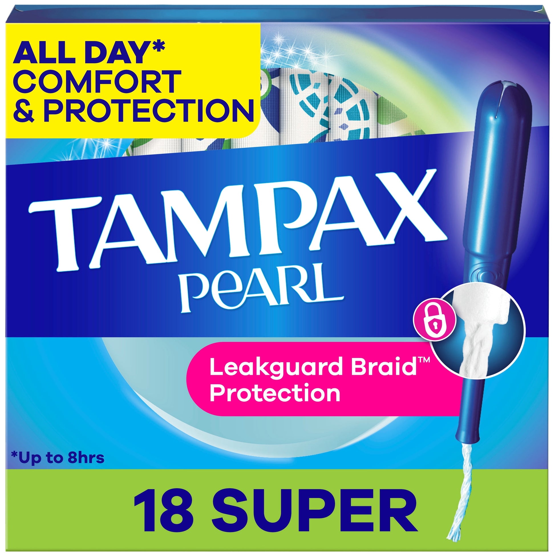 Box of super absorbency tampons