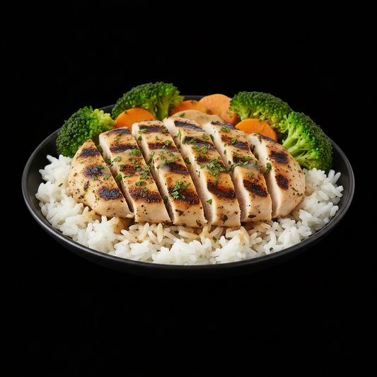 Grilled 1/4 Chicken and Rice