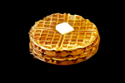 Waffles with Maple Syrup