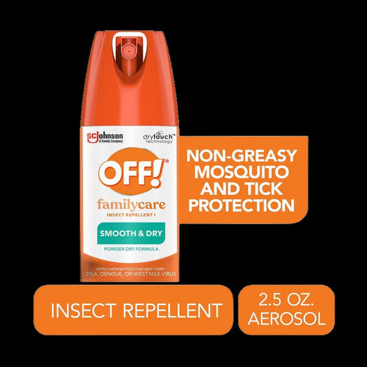 Insect repellent spray on black background