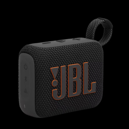 JBL bluetooth speaker on black background