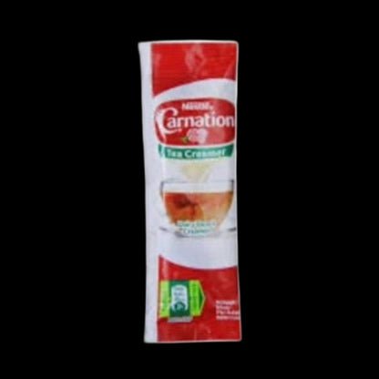 Carnation tea creamer liquid sachet