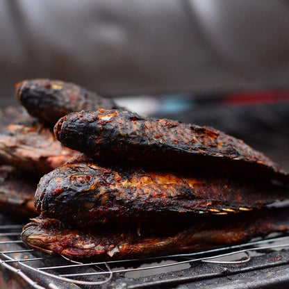 Grilled whole tilapia