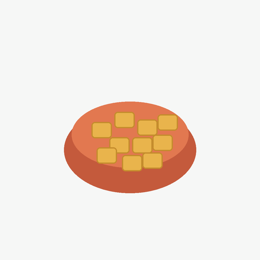 Bowl of spicy fried kelewele plantain cubes