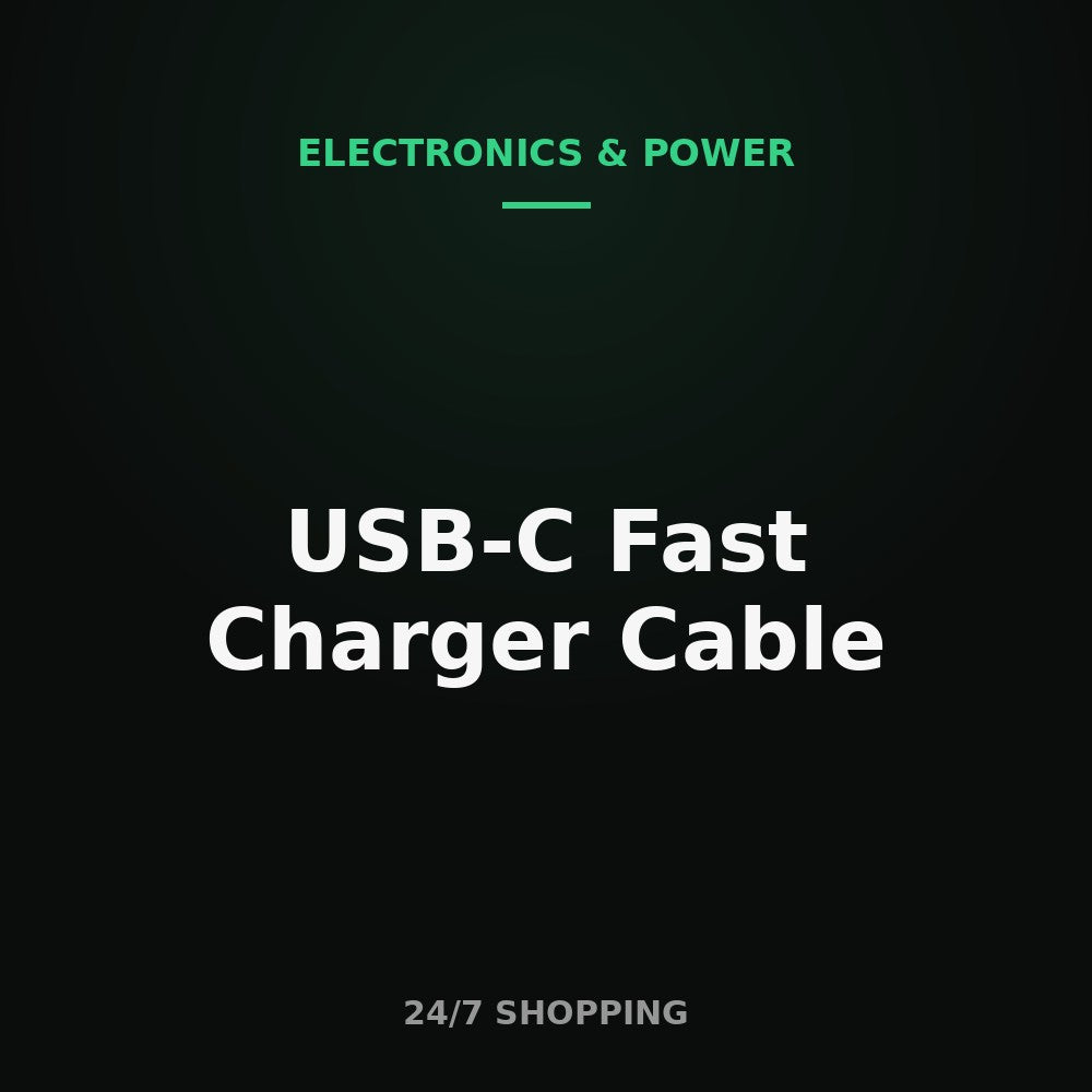 USB-C Fast Charger Cable