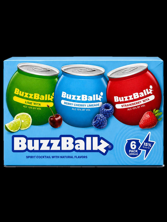 BuzzBallz Cocktails 'Rita Variety 6-Pack (6 × 200ml)