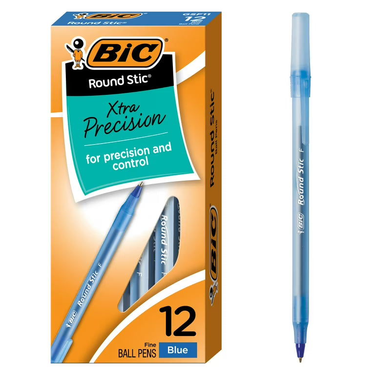 Ballpoint Pens Blue (12 Pack)