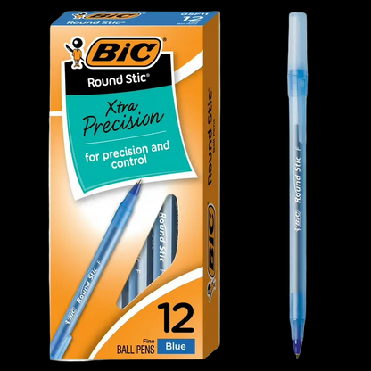 Ballpoint Pens Blue (12 Pack)