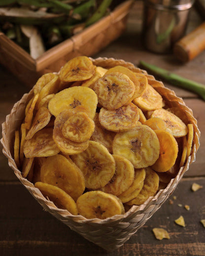 Crispy plantain chips