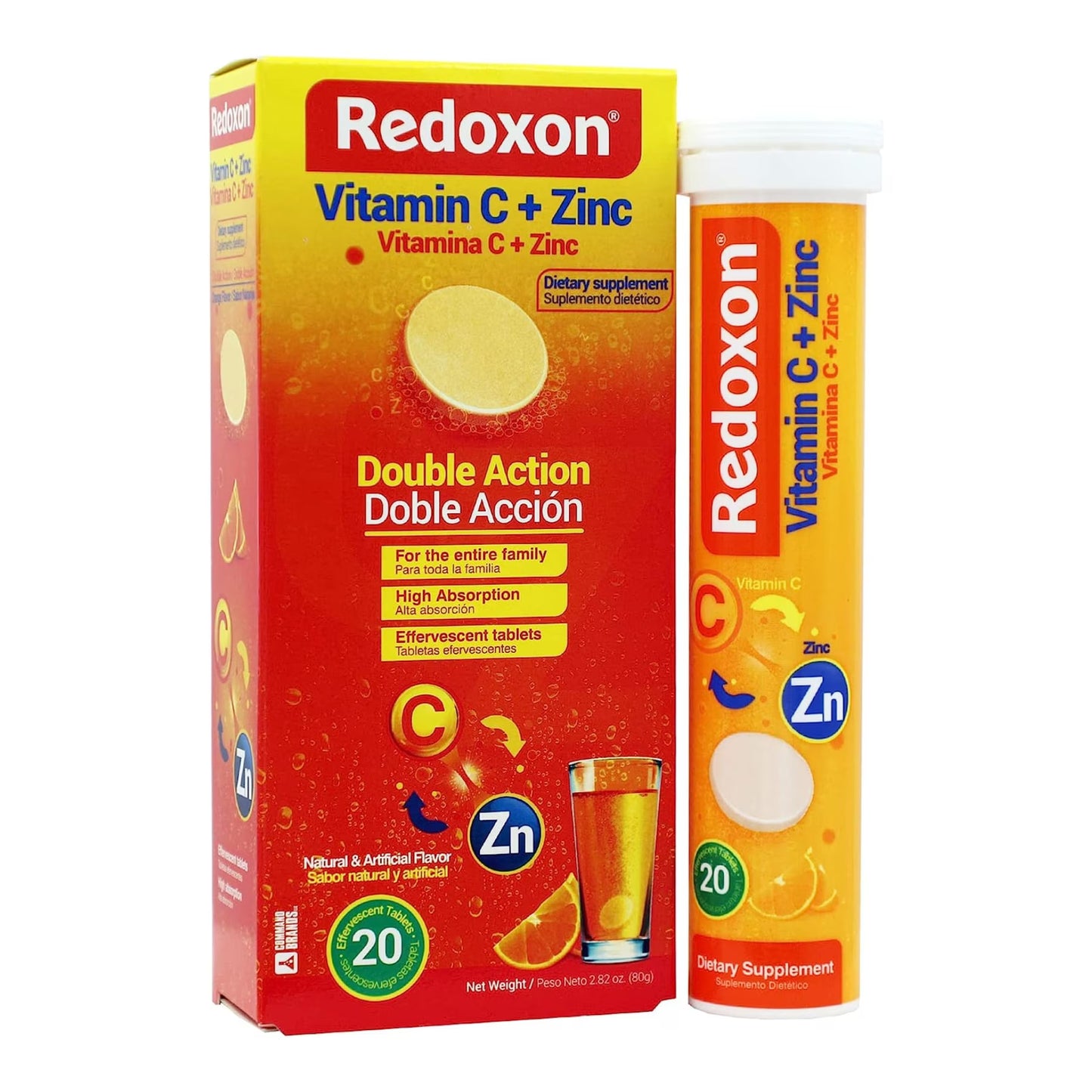 Redoxon Vitamin C + Zinc Effervescent (20)